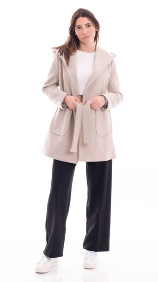 MARKUP WOMEN'S KNITTED FABRIC HOODED COAT MW764620 CHA