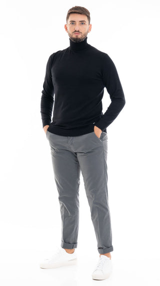 MARKUP SWEATER OTHER MEN'S COLLAR MK20015 BLACK