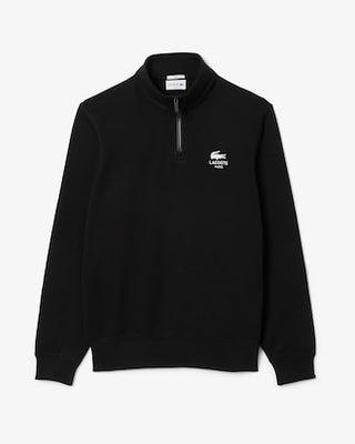 LACOSTE FELPA LACOSTE STAMPATA A COLLO ALTO CON ZIP SH2735 031