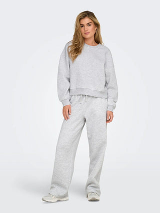 ONLY PANTALONE BEST STRAIGHT DONNA(LIGHT GREY MELANGE) 15338734 LGM