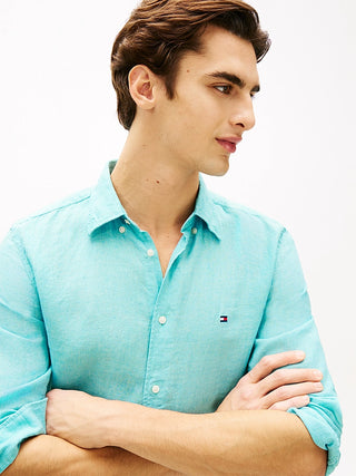 TOMMY HILFIGER CAMICIA UOMO TESSUTO LINO MW41530 CSR