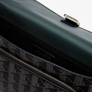 LACOSTE BORSA A TRACOLLA GRANDE MONOGRAM NH4411 H45