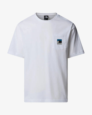 THE NORTH FACE T-SHIRT MOUNTAIN LOGO RELAXED UOMO UOMO NF0A8E3MFN4
