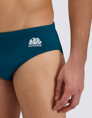 SUNDEK SLIP MARE CON BANDE FRONTALI A TRE COLORI UOMO M313SSL3000 34101