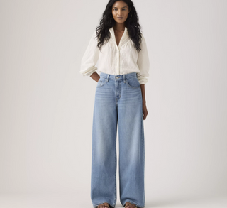 LEVI'S XL STRAIGHT JEANS BAGGY DONNA A8701 0041