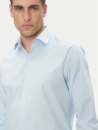 CALVIN KLEIN CAMICIA SLIM IN POPLIN LV019EU000 XNU