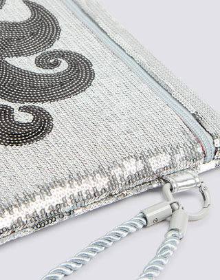 SUNDEK BORSA CON PAILLETTES E MANICO LATERALE IN CORDA AW912ABPA400 02002