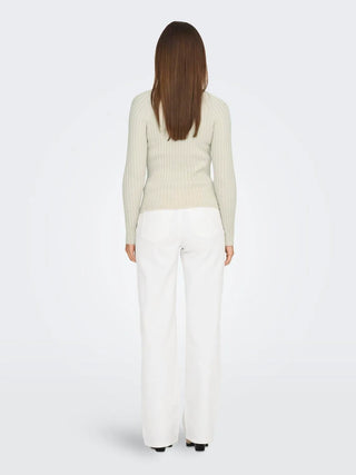 JACQUELINE DE YONG MAGDA CREW NECK LONG SLEEVE SWEATER 15238267 CMT