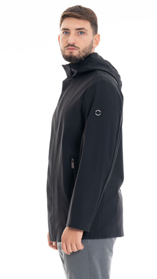 MARKUP PARKA SOFTSHELL ACCOPPIATO IN VELLUTTO UOMO MK794019 NER