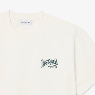 LACOSTE T-SHIRT IN JERSEY CON RICAMI UOMO TH9985 70V