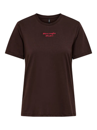 ONLY T-SHIRT ADELINA CON SCRITTA IN PETTO 15373449 CEP