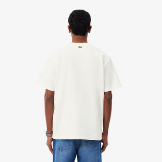 LACOSTE T-SHIRT IN JERSEY CON RICAMI UOMO TH9985 70V