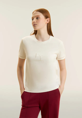 FREDDY T-SHIRT GIROCOLLO CON RICAMO S26WFLT1 W72