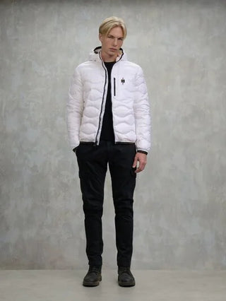 BLAUER PIUMINO WAVE CON CAPPUCCIO UOMO BLUC03074 006355 100