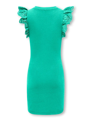 ONLY KIDS DREA DRESS WITH EMBROIDERED Puff Sleeves 15325769 SPM