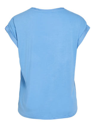 VILA ELLETTE T-SHIRT SATINATA DONNA 14059563 ALA