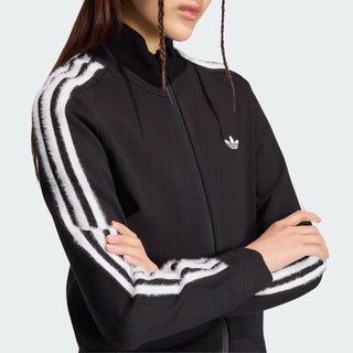 ADIDAS ORIGINALS FELPA FIREBIRD IN MAGLIA CON STRISCE  EFFETTO PELOSO DONNA KS7366