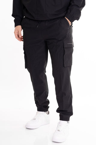 CALVIN KLEIN JEANS M PANTALONE TUTA TECHINICAL LOGO REPEAT J324686 BEH