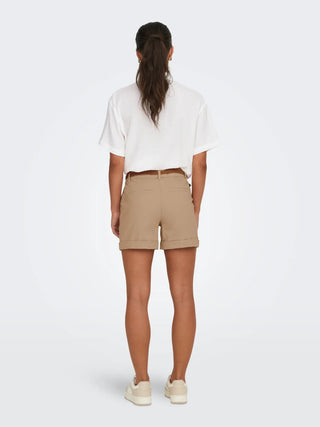 JACQUELINE DE YONG CHICAGO BELTED BERMUDA DONNA (COL:TRAVERTINE) 15324743 TRE