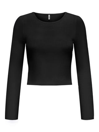 ONLY MIST T-SHIRT TESSUTO A COSTINE 15363170 BLK