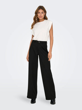 ONLY WOMEN'S PEACH LIFE PANTS (SIMPLY TAUPE) 15325347 BLK