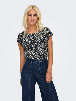 ONLY W VIC S/S AOP TOP 15161116 TTE