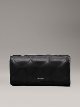 CALVIN KLEIN PORTAFOGLI DIAMOND QUILT MEDIO DONNA K612899 BEH