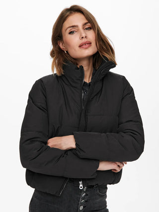ONLY GIUBBOTTO DOLLY COLLO ALTO DONNA 15205371 BLK