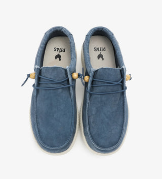 PITAS WALLABY WASHED SCARPA IN TELA WP150 WW AZUL
