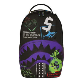 SPRAYGROUND ZAINO SHARK CENTRAL STENCILS B7620