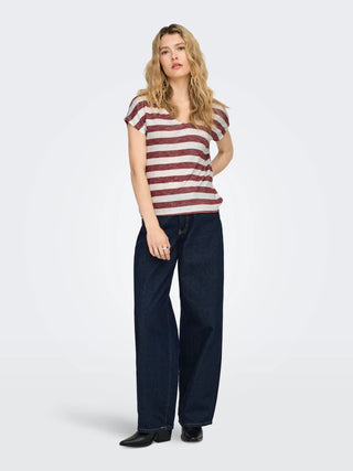 ONLY LIRA T-SHIRT A RIGHE 15252103 SPA