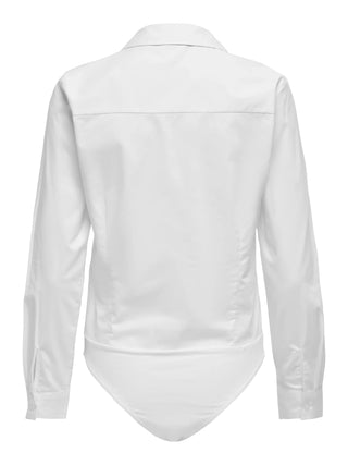 JACQUELINE DE YONG CAMICIA JDY MIO BODY DONNA 15329318 WHT