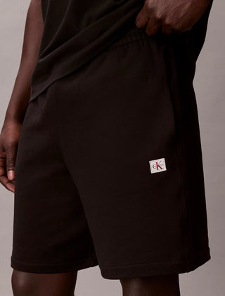 CALVIN KLEIN JEANS BERMUDA TERRY LOGO BADGE CK UOMO LV04RF282G UB1