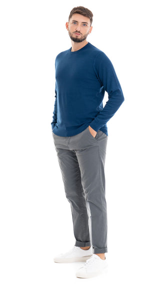 MARKUP CREW NECK VISCOSE SWEATER MEN MK790014 DNM
