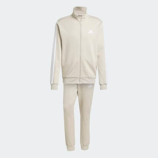 ADIDAS TUTA COMPLETA FELPA ZIP + PANTALONE 3 STRISCE CON LOGO UOMO JX5547