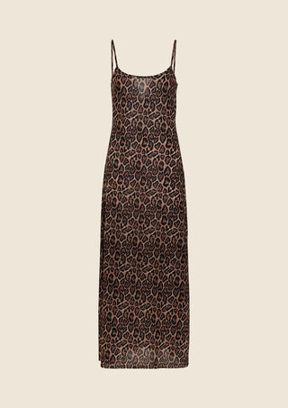 FK ABITO LUNGO FANTASIA LEOPARDATA DONNA 2625X26