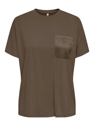 ONLY FREE T-SHIRT CON TASCA QUADRATA SUL PETTO 15368616 CTN