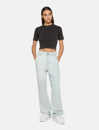 DICKIES T-SHIRT PLENTYWOOD DONNA DK0A866FBLK