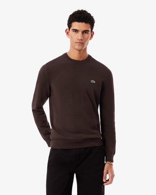 LACOSTE MAGLIONE GIROCOLLO CON LOGO PICCOLO UOMO AH0128 3LA