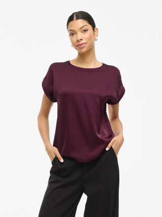 VILA T-SHIRT ELLETE MANICA CORTA DONNA 14059563 FIG