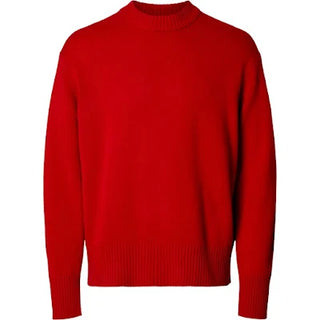 SELECTED HOMME CALLE MAGLIONE IN MISTO CASHMERE 16098345  RED
