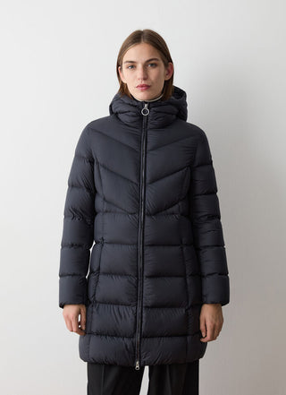 COLMAR FEATHER JACKET WITH FUR HOOD WOMEN 2206E 2XX 99