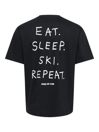 ONLY&SONS FRED T-SHIRT CON STAMPA 22038836 BLK