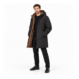 MORE CONNOR GIUBBOTTO LUNGO REVERSIBILE UOMO CONNOR NER