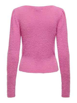ONLY T-SHIRT LELLA MANICA LUNGA DONNA ( SUPER PINK ) 15260678 SPK