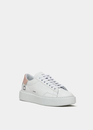 DATE SNEAKER SFERA CALF WHITE-PINK DONNA W997-SF-CA-WP