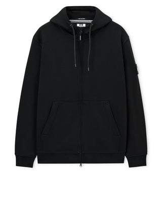 WEEKEND OFFENDER FELPA CON ZIP E CAPPUCCIO HD3B01 WINTON BLK