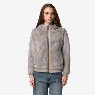 K-WAY DEVA LIGHT SPACE FUR GIUBBINO DONNA REVERSIBILE K31452W DDF