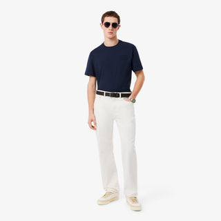 LACOSTE T-SHIRT IN JERSEY CON MARCHIO GOFFRATO UOMO TH0753 166