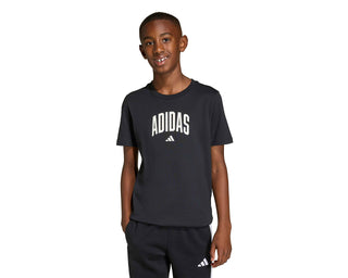 ADIDAS T-SHIRT GIROCOLLO CON SCRITTA ADIDAS KE1348